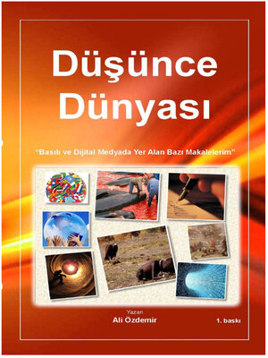 cover image of DÜŞÜNCE DÜNYASI